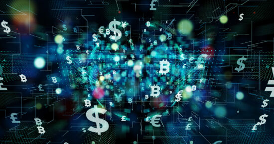 Fintech (Financial technology) concept.