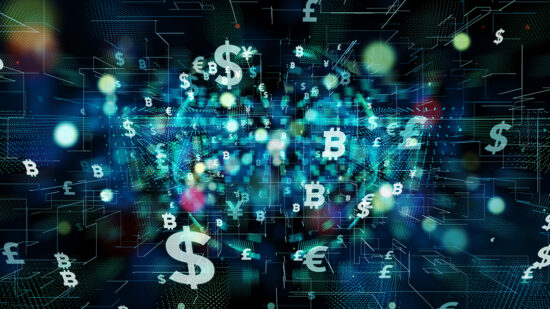 Fintech (Financial technology) concept.