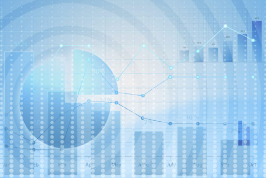 World Map. business chart graph.